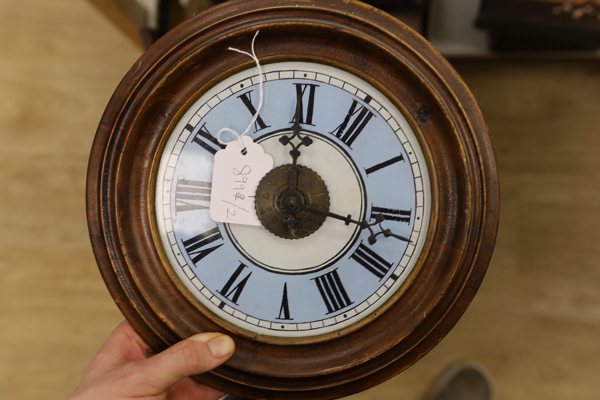 Seven various 19th century Black Forest clocks - Image 2 of 5