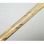 A modern Italian 14kt bracelet, 17cm, 11.3 grams.