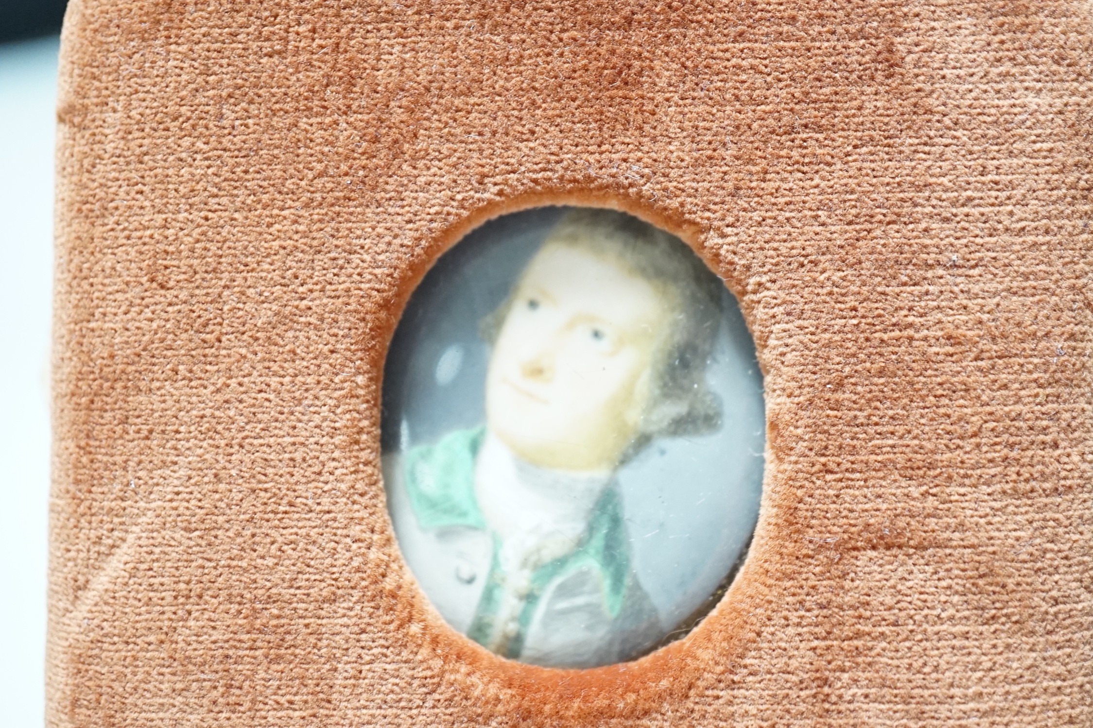 British School, mid 18th century, portrait miniature on ivory, Portrait of Sir Richard Sutton, 1st - Image 2 of 2