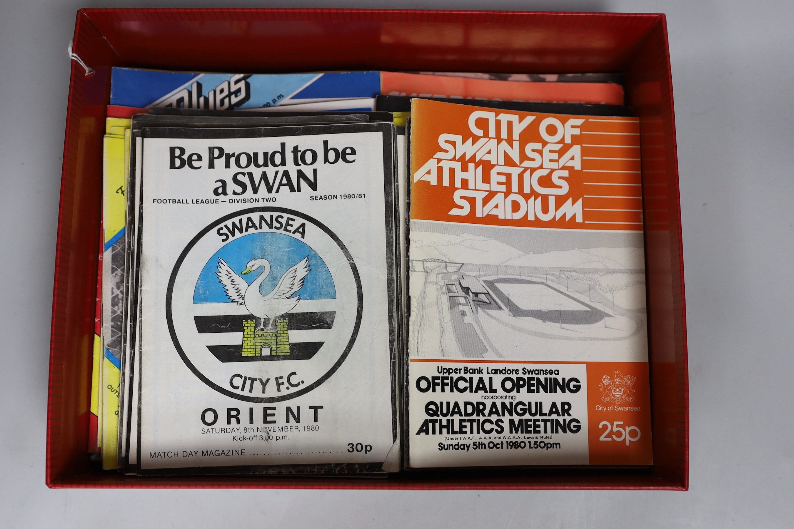 ° ° The Athletic News Football Annual 1892 and a quantity of 1980’s Swansea City football - Image 2 of 2