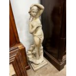 A reconstituted stone 'Venus' garden statue, height 109cm *Please note the sale commences at 9am.