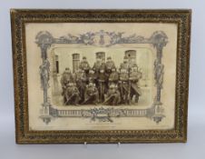 French military interest: A photograph portrait of 90eme Regiment d'Infanterie