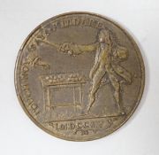 18th century Ireland commemorative medal – Earl of Kildare and the Irish Surplus Revenue Dispute,