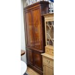 A 19th French mahogany library bookcase, width 110cm, height 221cm *Please note the sale commences