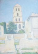 Edgar Seligman (1867-1958), two oils on board, Views of Arles 1930, monogrammed and dated '30, one