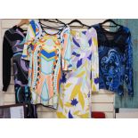 Three Pucci dresses and a blouse