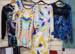 Three Pucci dresses and a blouse