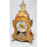 A modern 19th century style mantel clock, 56cm