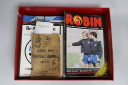 ° ° The Athletic News Football Annual 1892 and a quantity of 1980’s Swansea City football