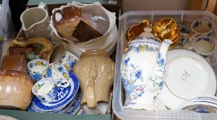 A selection of various ceramics, to include Mason’s ‘Regency’ pattern