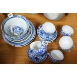 A group of 19th/20th century Japanese blue and white porcelain