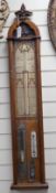 An Admiral Fitzroy oak cased barometer, 117cm Ivory submission reference: LDTFPXB1