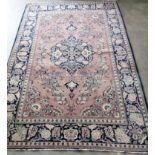 A Kashmir rug, 202 x 133cm *Please note the sale commences at 9am.