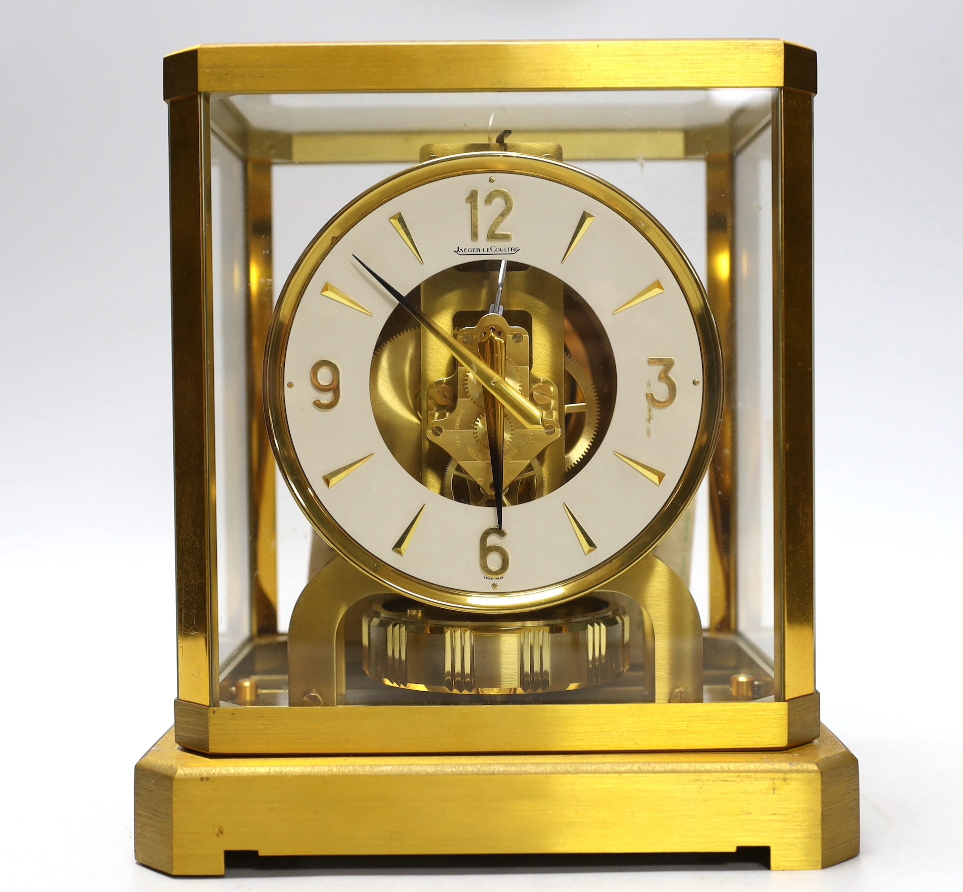 A Jaeger le Coultre ‘Atmos’ four glass clock, 23cm high, 21cm wide - Image 2 of 2