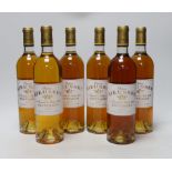 Six bottles of Chateau Rieussec 1er Grand Cru Sauternes, 2004