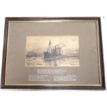 William Lionel Wyllie (1851-1931), etching and aquatint, 'The Little Trawler', signed in ink, 16.5 x