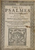 ° ° [The rare 'Aberdonian' Scottish Psalms] The CL. Psalmes of the Princelie Prophet David ...