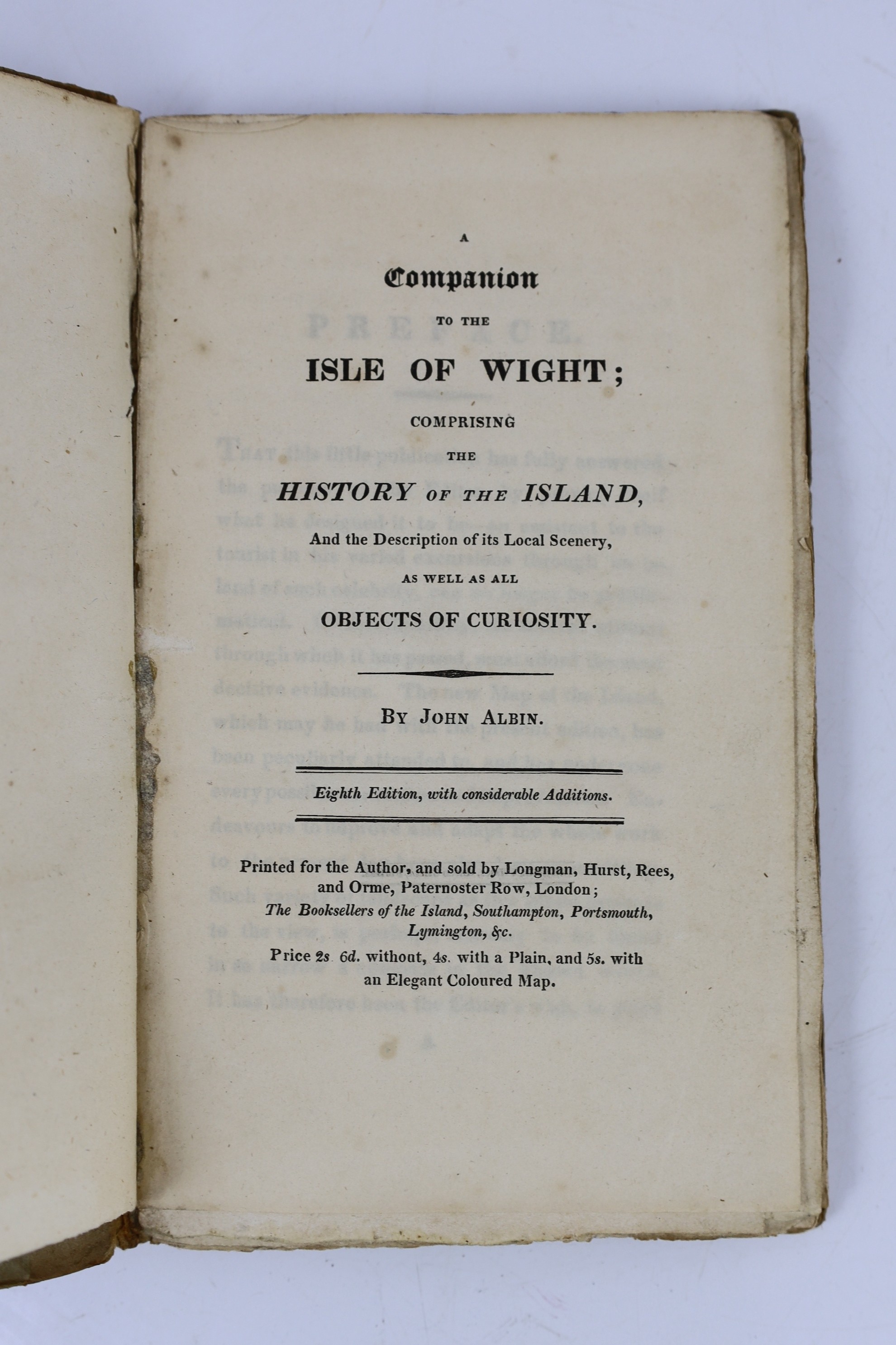 ° ° ISLE OF WIGHT: Bullar, John - A Historical and Picturesque Guide to the Isle of Wight. 5th - Image 3 of 7