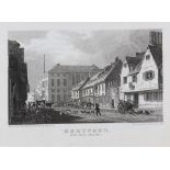 ° ° HERTS: Fifteen Engravings, being Views of the Ancient Town of Hertford...and Christ's