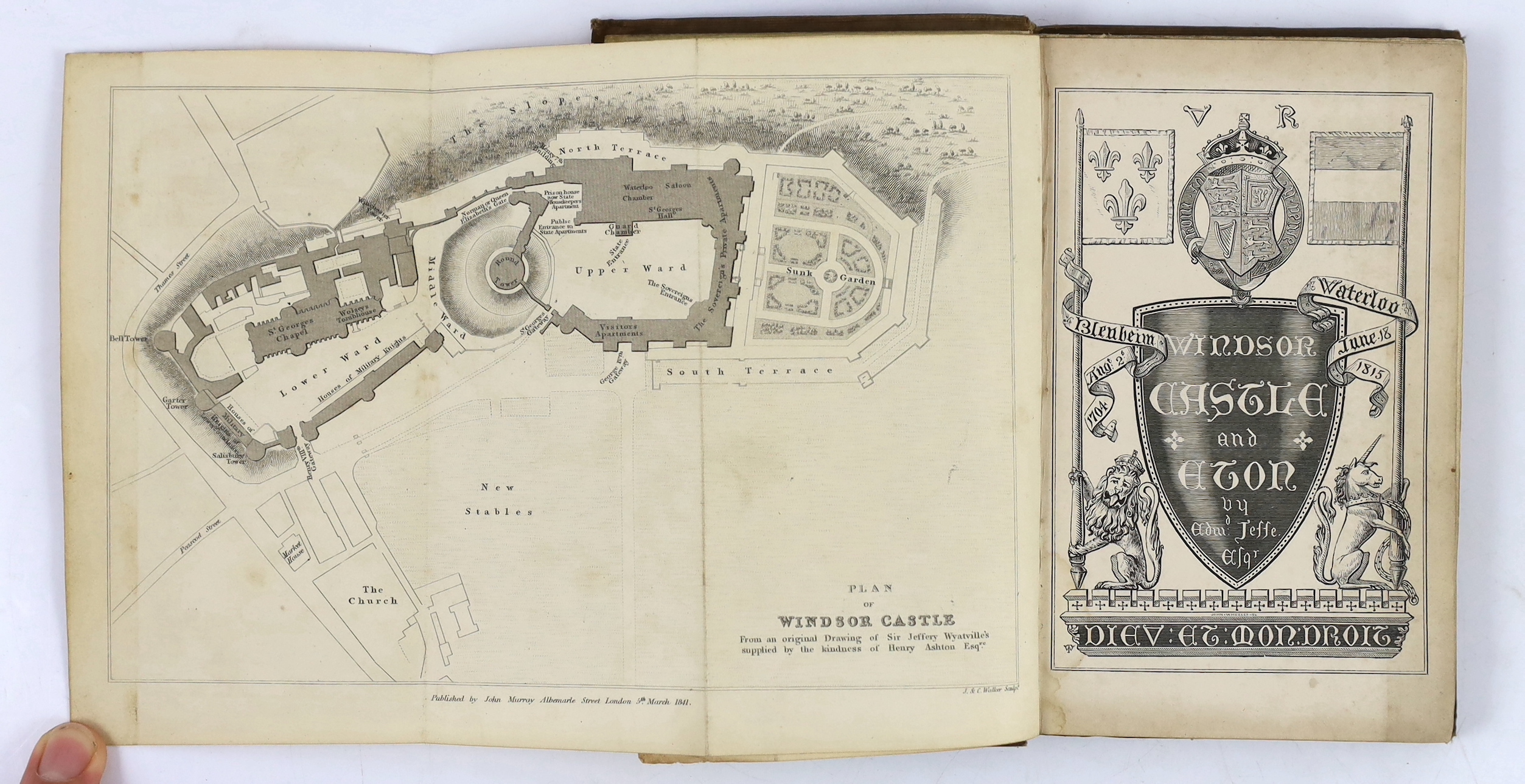 ° ° BERKS: The Visitant's Guide to Windsor Castle and its Vicinity. 3rd edition, (enlarged). - Image 3 of 6