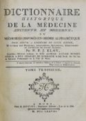 ° ° Eloy, N.F.J. - Dictionnaire Historique de la Medecine Ancienne et Moderne ... (2nd edition), 4