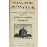 ° ° KENT: Battely, John - Antiquitates Rutupinae. editio secunda. title vignette, 4 maps and 8