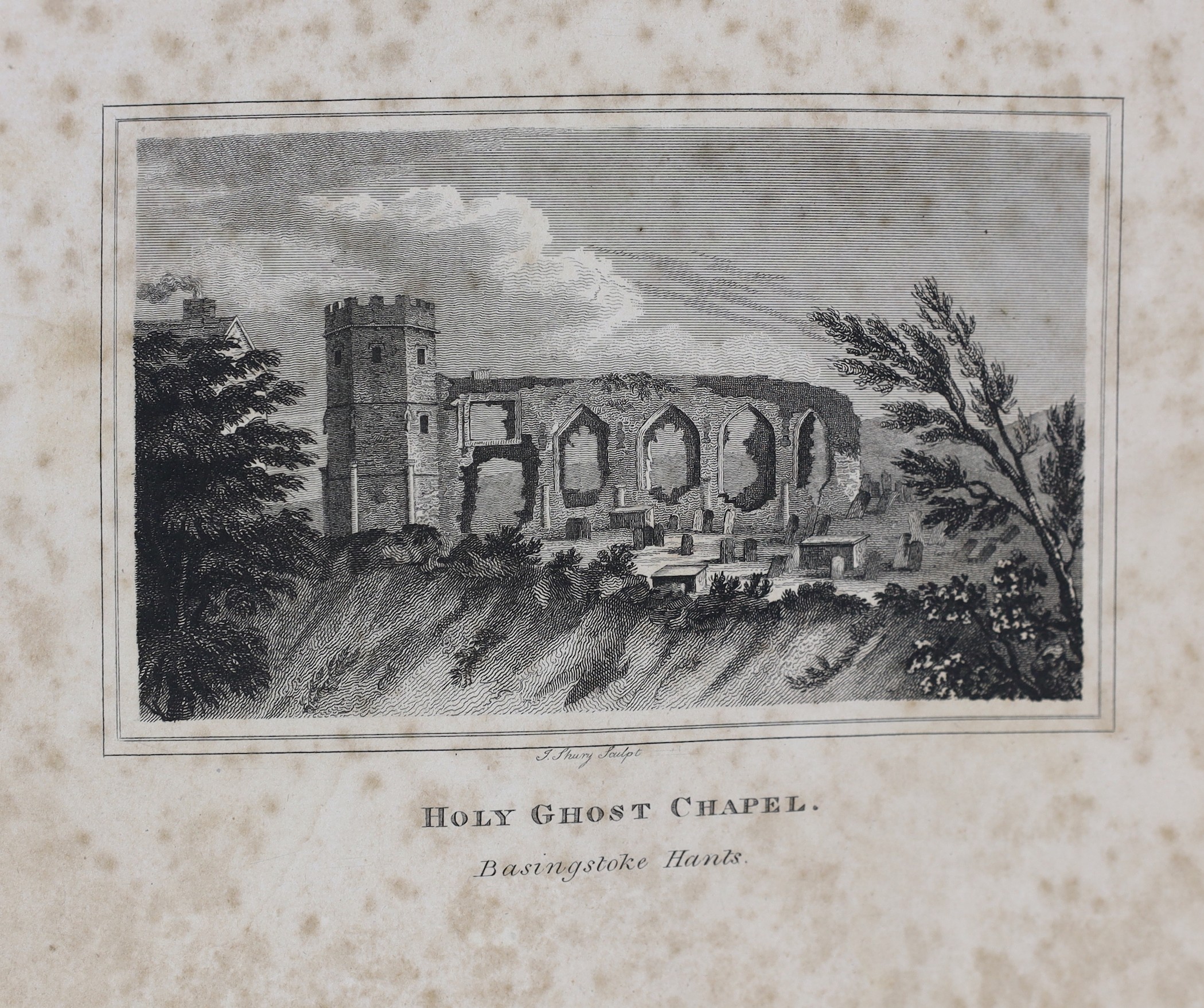 ° ° HANTS: Ferrey, Benjamin - The Antiquities of the Priory of Christ-Church, Hants. Consisting of - Image 3 of 7