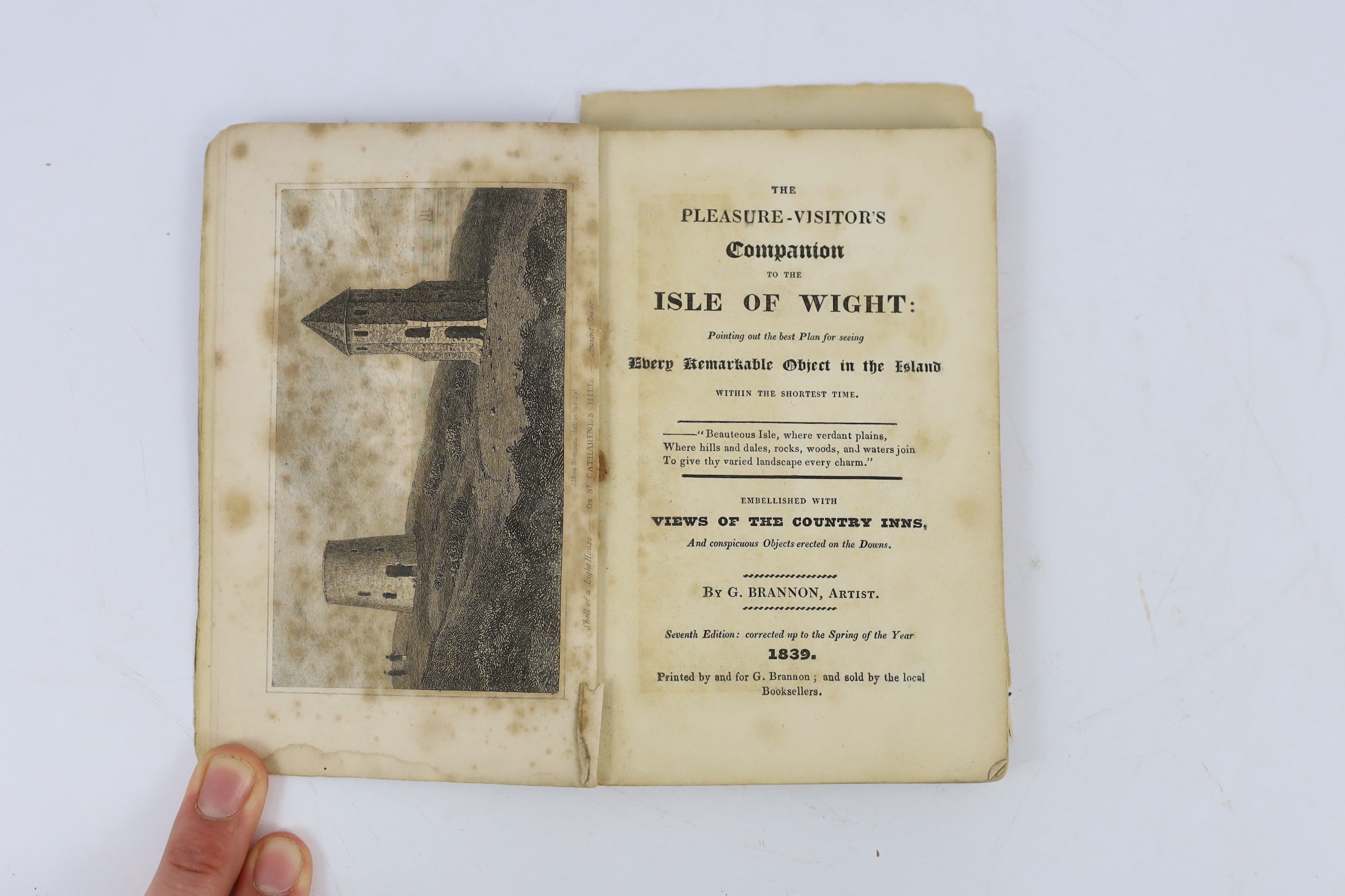 ° ° ISLE OF WIGHT: Bullar, John - A Historical and Picturesque Guide to the Isle of Wight. 5th - Image 4 of 7