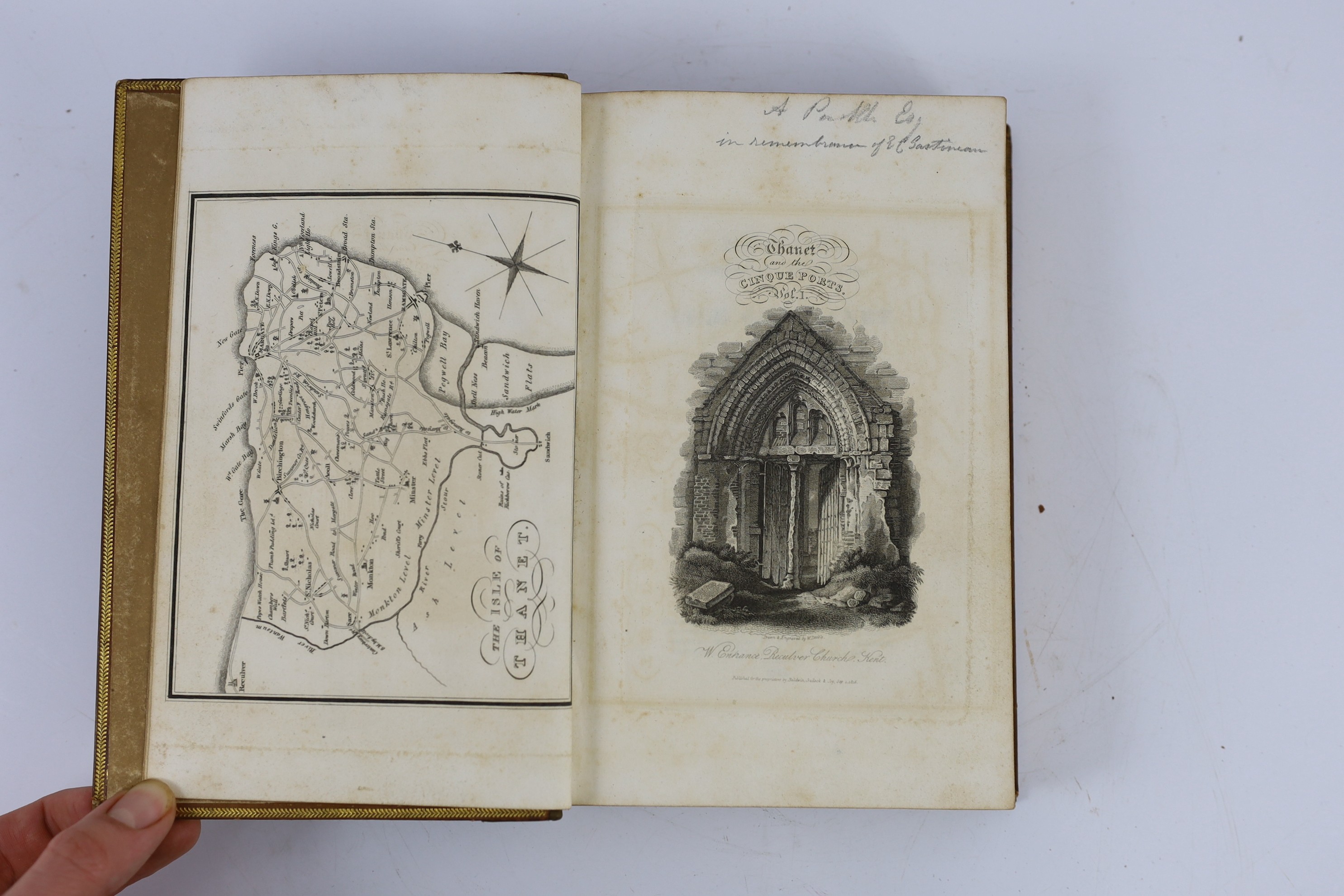 ° ° KENT: Brayley, Edward Wedlake - Delineations, Historical and Topographical, of the Isle of - Image 2 of 3