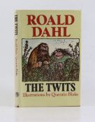 ° ° Dahl, Roald - The Twits, illustrated by Quentin Blake, 8vo, original cloth in clipped d/j, ink