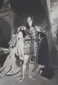 Thomas Hodgetts after Sir Thomas Lawrence P.R.A., mezzotint, 'The Prince Regent, later George IV',