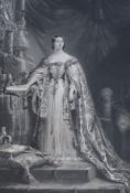 William Henry Egleton after Sir George Hayter, engraving, 'Queen Victoria taking the oath to