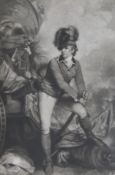 John Raphael Smith after Sir Joshua Reynolds, mezzotint, 'Lt. Col. Tarleton', published by Smith