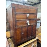 A Regency mahogany washstand, width 62cm