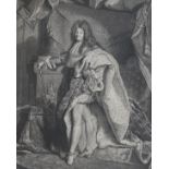 Pierre Drevet after Hyacinthe Rigaud (1659-1743), engraving, 'Louis XIV, King of France (1638-