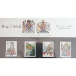 Great Britain stamp presentation packs in seven albums, loose mostly 1970-1990's