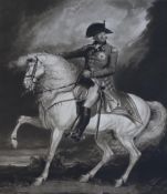 James Ward after Sir William Beechey, proof mezzotint, 'His Most Gracious Majesty George III on
