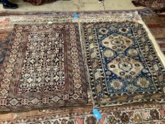 An antique Konaghend rug, 150 x 109cm, and a Shirvan rug, 156 x 114cm