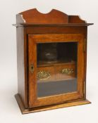 An Edwardian smoker's cabinet, 40cm