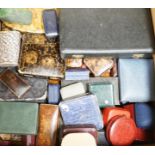 A large quantity of assorted jewellery boxes.