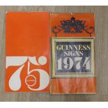 Three Guinness calendars from the 1970’s