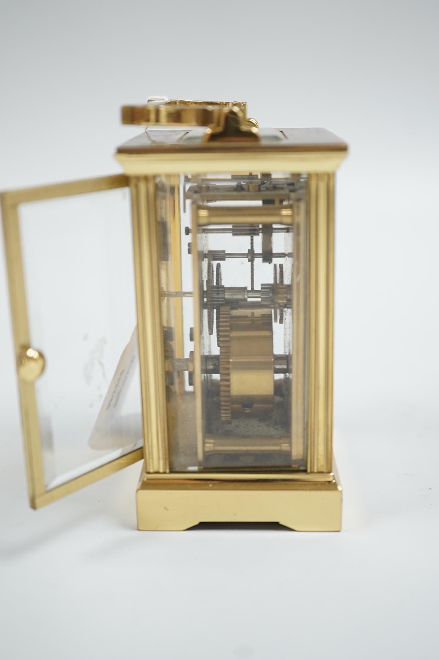 A St James carriage timepiece, 12cm high - Image 2 of 4