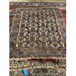 An Afshar rug, 188 x 152cm