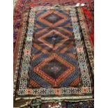A Belouch rug, 173 x 93cm