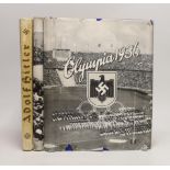 ° ° Berlin Olympics 1936, 2 vols and Adolf Hitler cigarette card book (3)