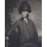 John Jones after Thomas Beach, mezzotint, 'The Right Honourable Lord Viscount Milton, Colonel of the