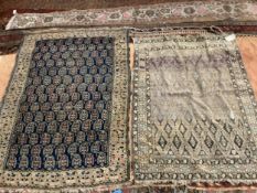Two Caucasian rugs, Der Bend & Afshar, 156 x 103cm & 164 x 116cm