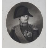 Samuel Cousins after Robert Lefevre, mezzotint, 'Napoleon Bonaparte', published London c.1840,