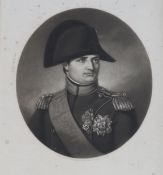 Samuel Cousins after Robert Lefevre, mezzotint, 'Napoleon Bonaparte', published London c.1840,