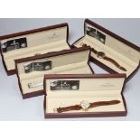 Four gentleman's assorted boxed modern Poljot International wrist watches including automatic